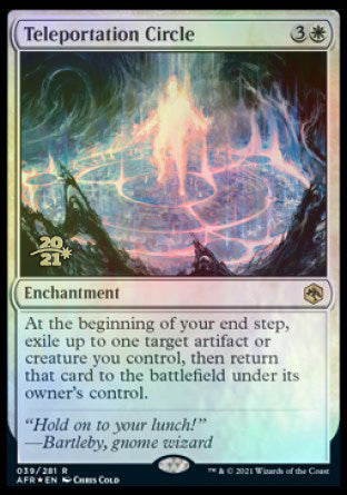 Teleportation Circle [Dungeons & Dragons: Adventures in the Forgotten Realms Prerelease Promos] | Game Grid - Logan