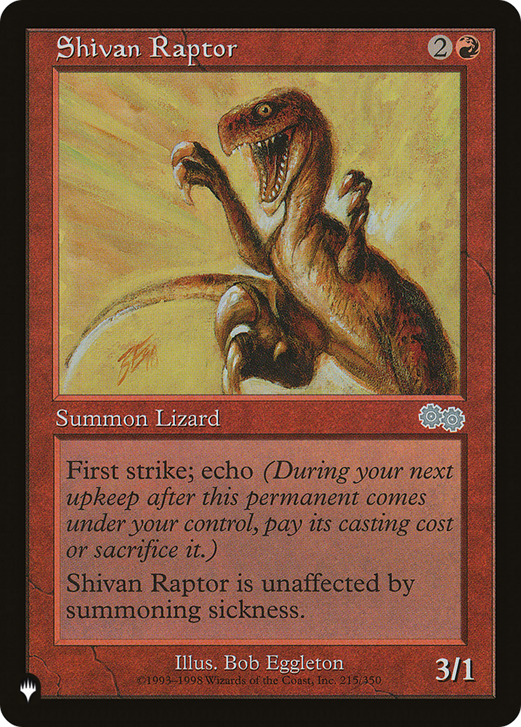 Shivan Raptor [The List] | Game Grid - Logan