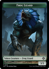 Frog Lizard // Merfolk (0003) Double-Sided Token [The Lost Caverns of Ixalan Commander Tokens] | Game Grid - Logan