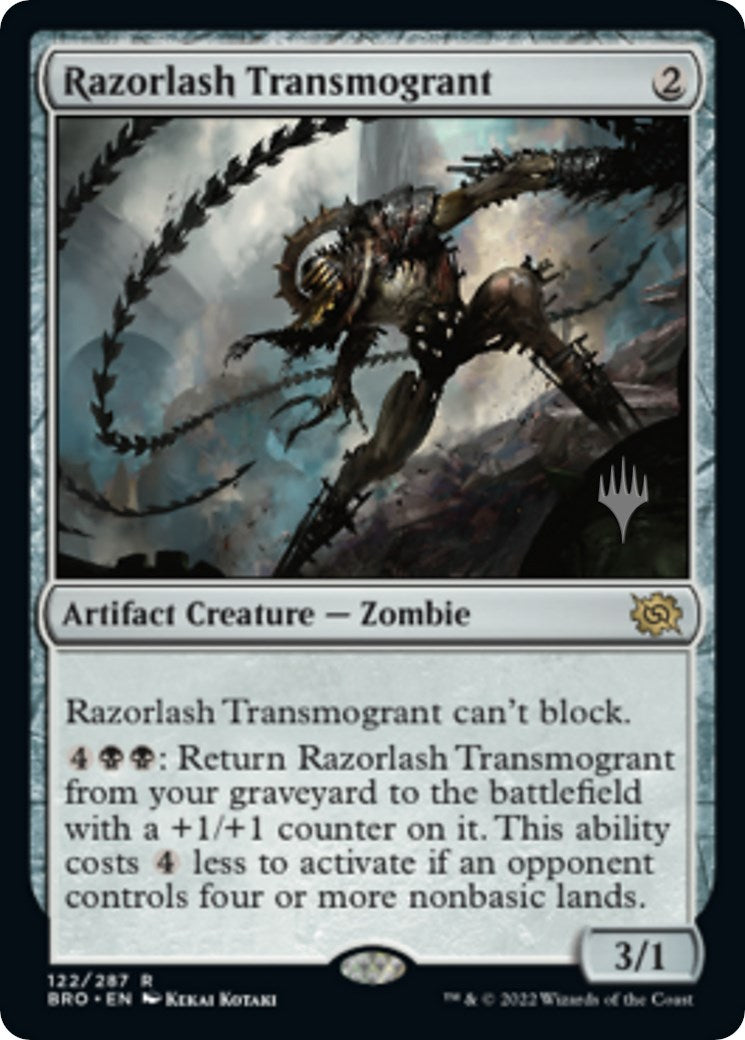 Razorlash Transmogrant (Promo Pack) [The Brothers' War Promos] | Game Grid - Logan