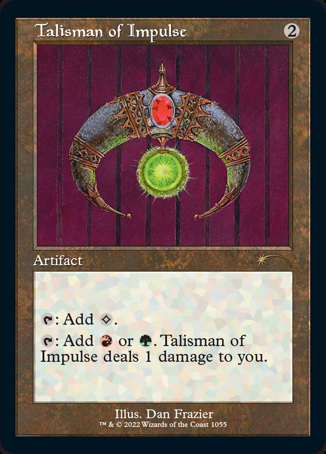 Talisman of Impulse (Foil Etched) [Secret Lair Drop Series] | Game Grid - Logan