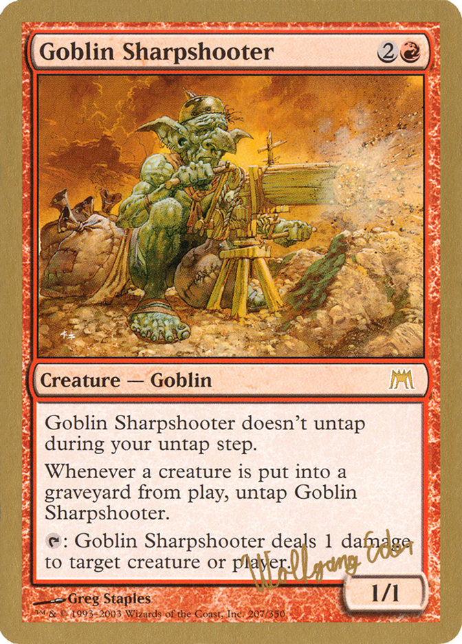 Goblin Sharpshooter (Wolfgang Eder) [World Championship Decks 2003] | Game Grid - Logan