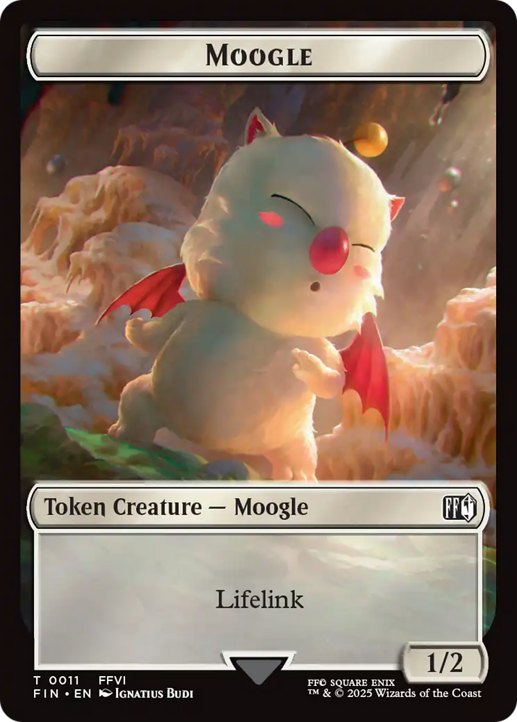 Moogle (0011) // Treasure (0023) Double-Sided Token [FINAL FANTASY Tokens] | Game Grid - Logan
