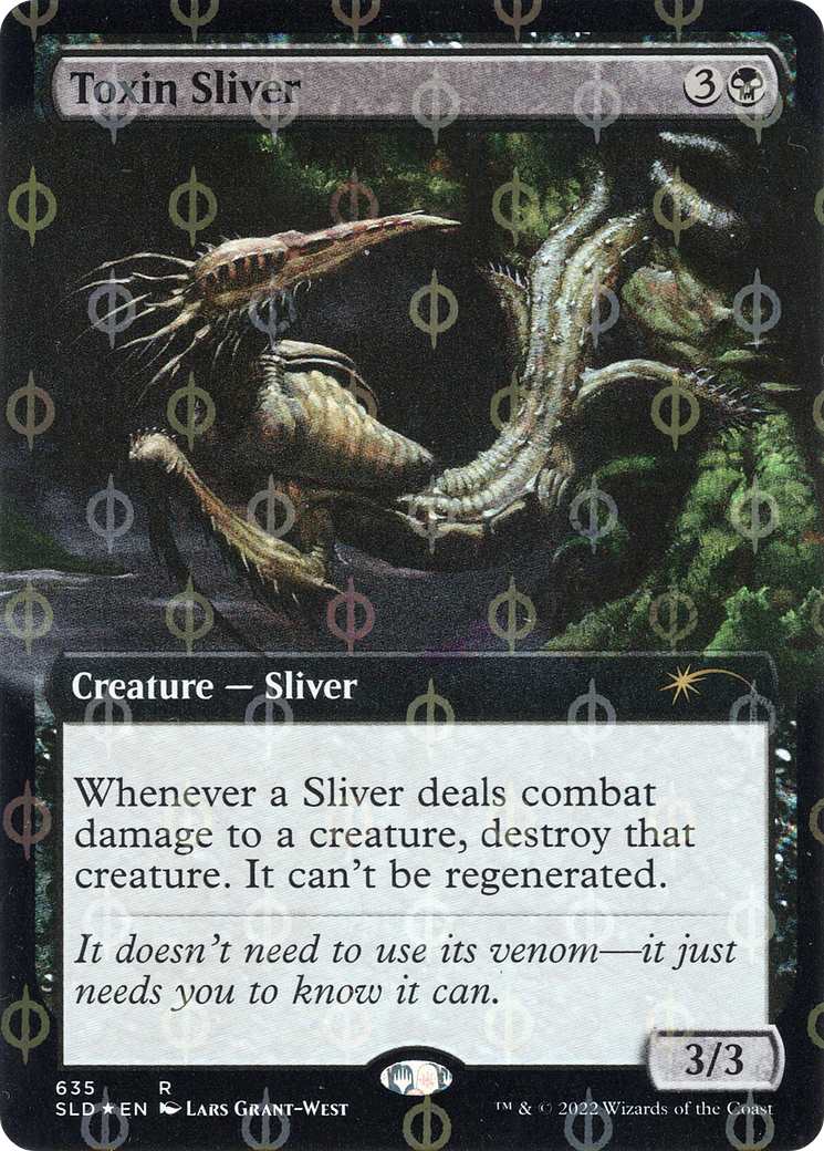 Toxin Sliver (Extended Art) (Step-and-Compleat Foil) [Secret Lair Drop Promos] | Game Grid - Logan