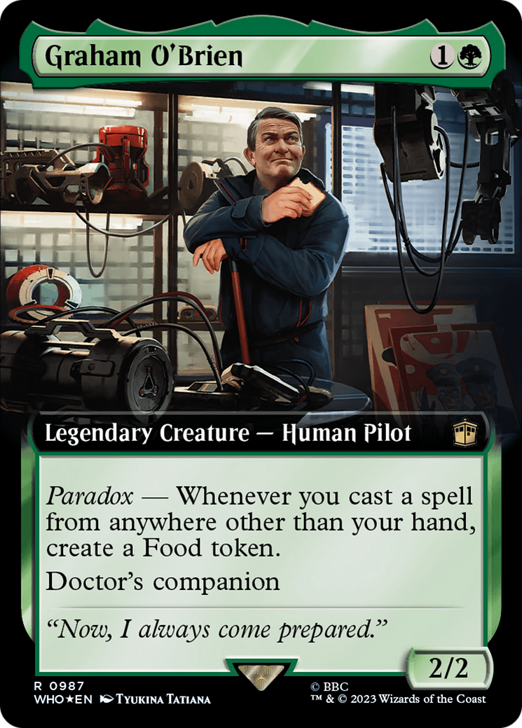 Graham O'Brien (Extended Art) (Surge Foil) [Doctor Who] | Game Grid - Logan