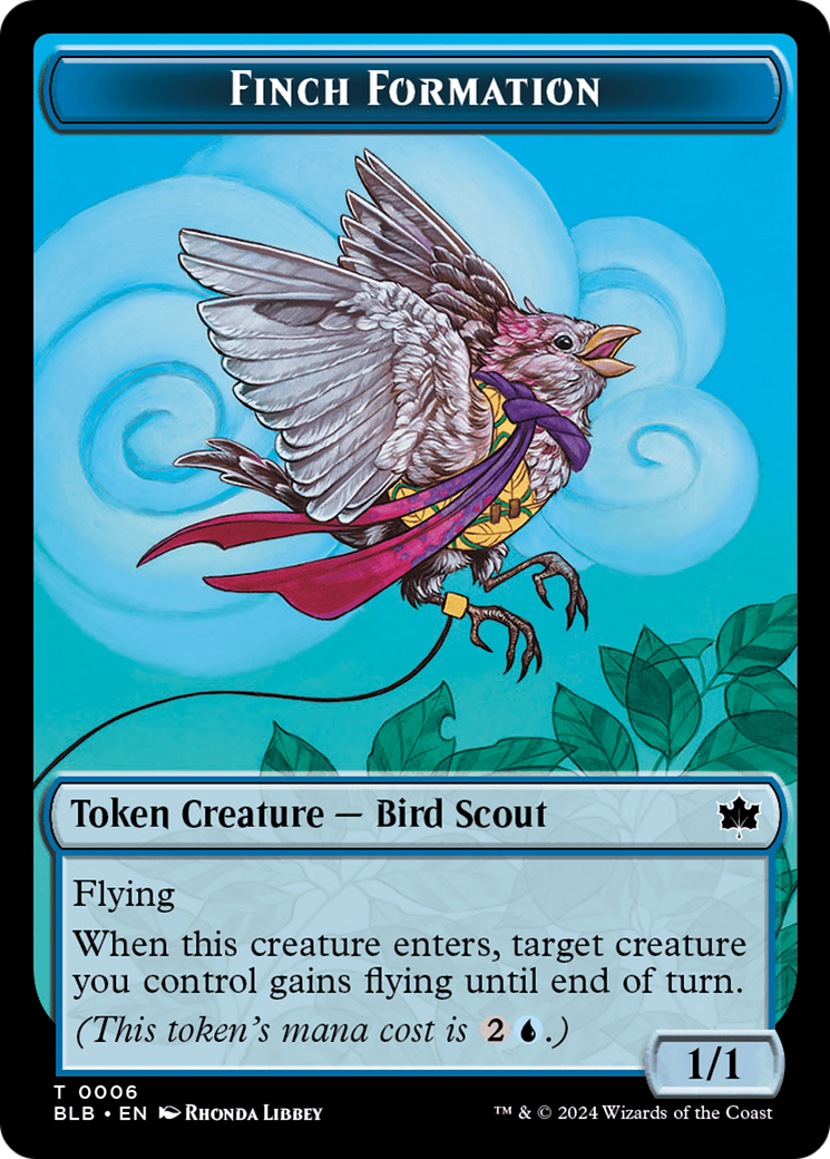 Finch Formation Token [Bloomburrow Tokens] | Game Grid - Logan