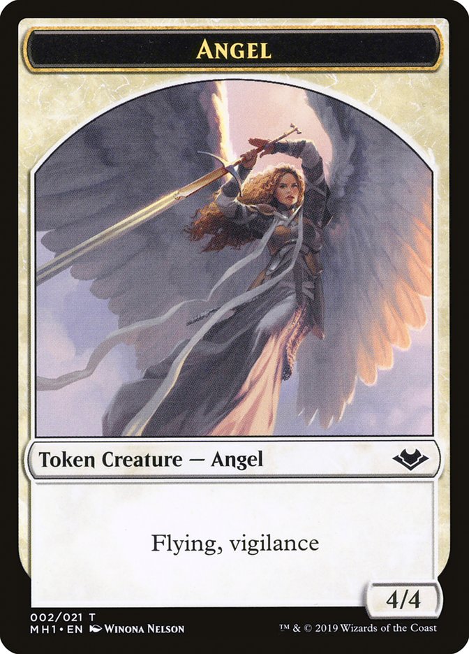 Shapeshifter (001) // Angel (002) Double-Sided Token [Modern Horizons Tokens] | Game Grid - Logan