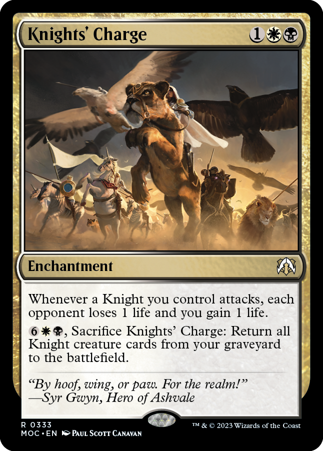 Knights' Charge [March of the Machine Commander] | Game Grid - Logan