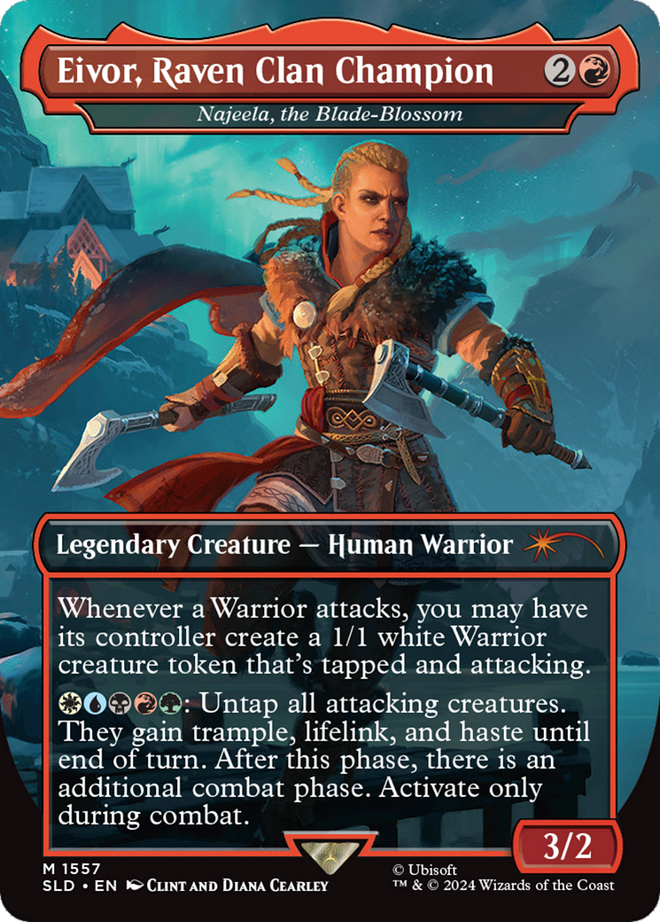 Eivor, Raven Clan Champion - Najeela, the Blade-Blossom [Secret Lair Drop Series] | Game Grid - Logan