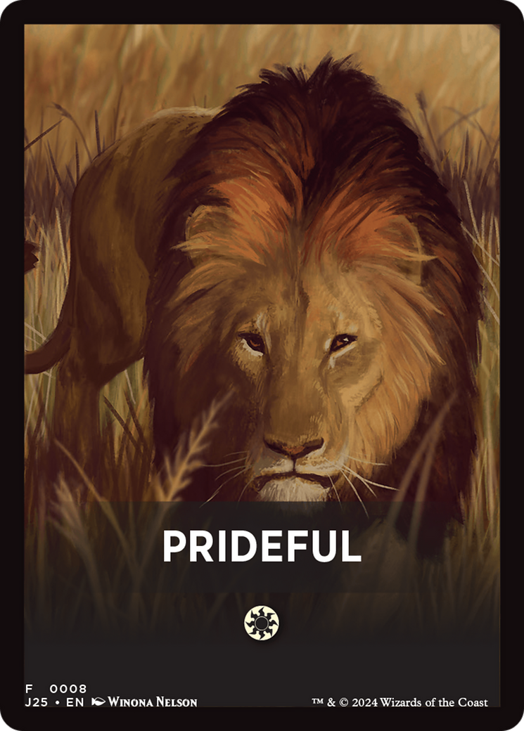 Prideful Theme Card [Foundations Jumpstart Front Cards] | Game Grid - Logan