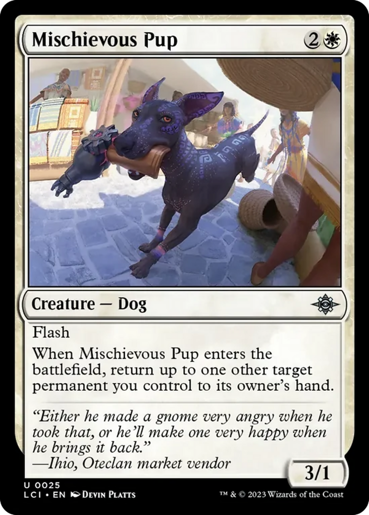 Mischievous Pup [The Lost Caverns of Ixalan] | Game Grid - Logan