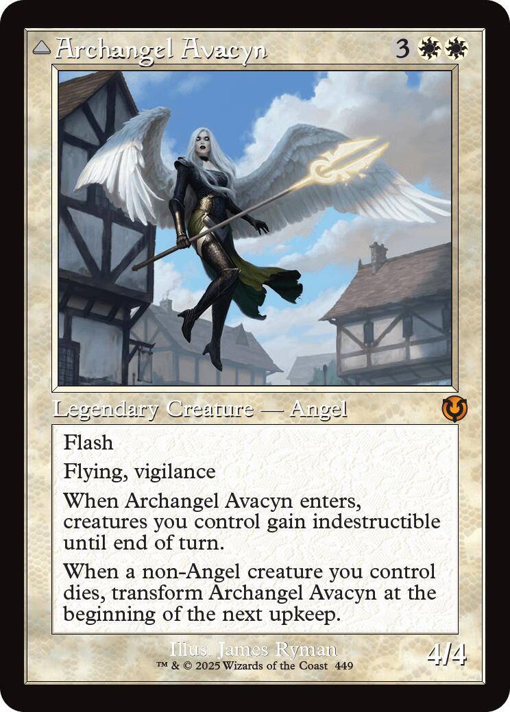 Archangel Avacyn // Avacyn, the Purifier (Retro Frame) [Innistrad Remastered] | Game Grid - Logan