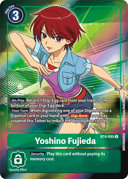 Yoshino Fujieda [BT4-095] (Buy-A-Box Promo) [Great Legend Promos] | Game Grid - Logan
