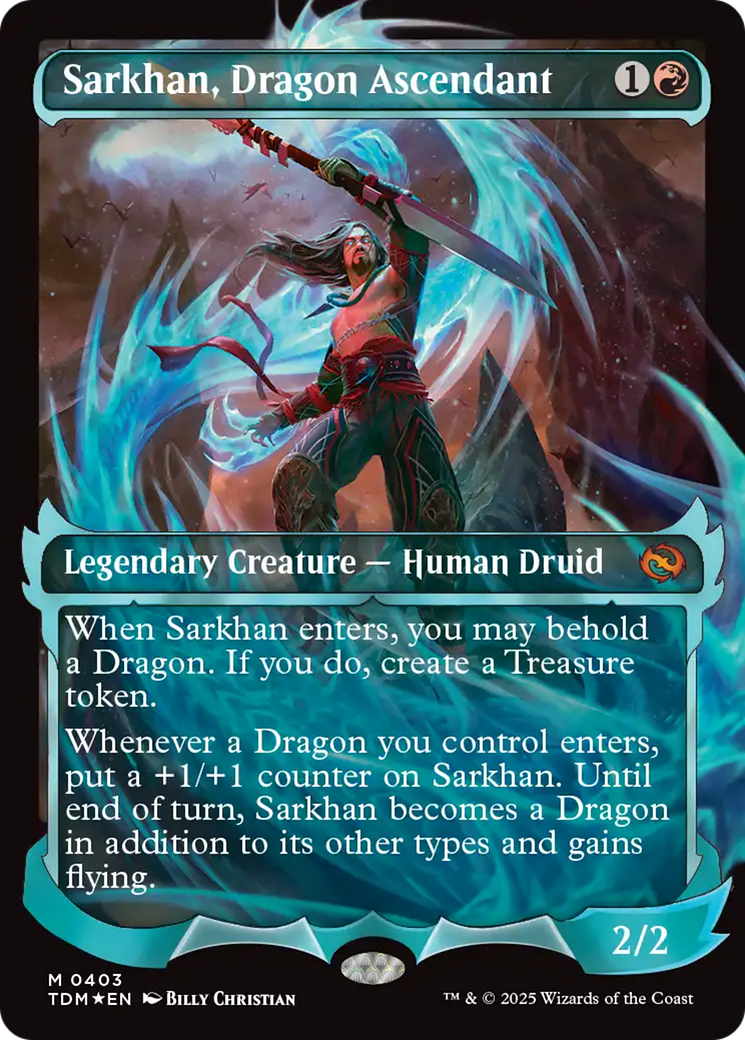 Sarkhan, Dragon Ascendant (0403) (Showcase) [Tarkir: Dragonstorm] | Game Grid - Logan
