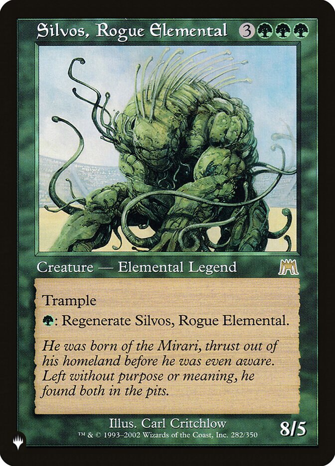 Silvos, Rogue Elemental [The List] | Game Grid - Logan