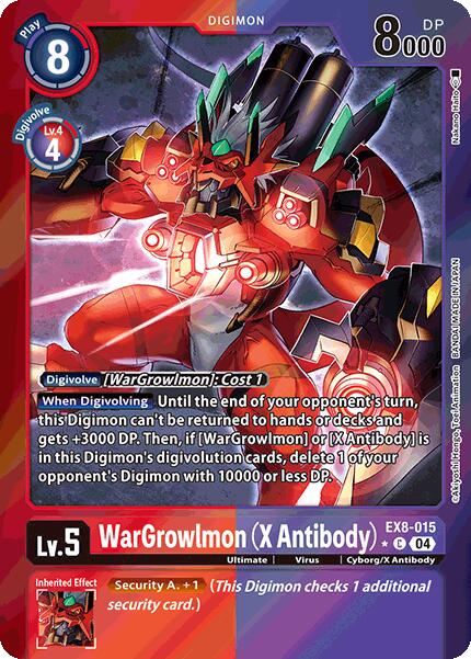 WarGrowlmon [EX8-015] (X Antibody) (Limited Foil) [Chain of Liberation] | Game Grid - Logan