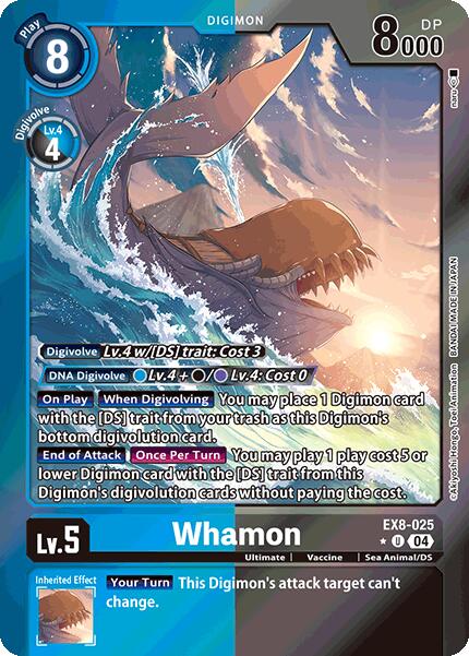 Whamon [EX8-025] (Limited Foil) [Chain of Liberation] | Game Grid - Logan