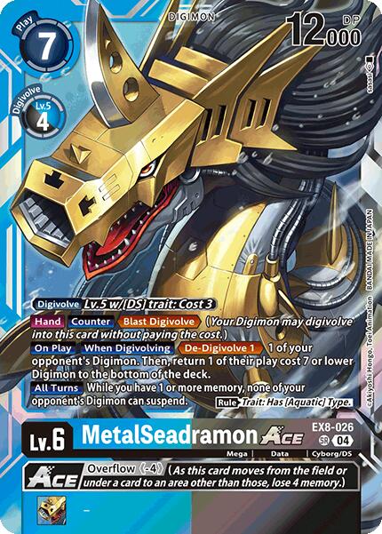 MetalSeadramon ACE [EX8-026] [Chain of Liberation] | Game Grid - Logan