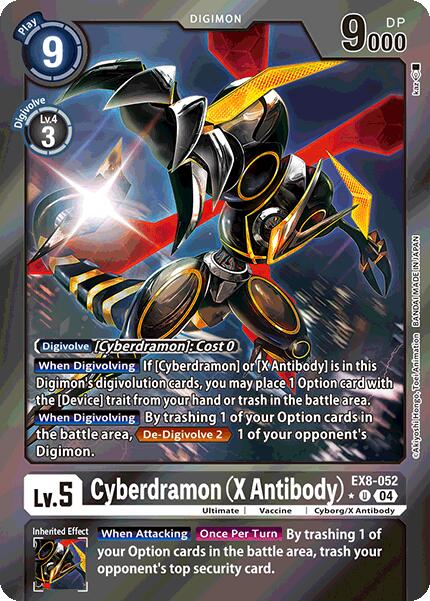 Cyberdramon [EX8-052] (X Antibody) (Limited Foil) [Chain of Liberation] | Game Grid - Logan