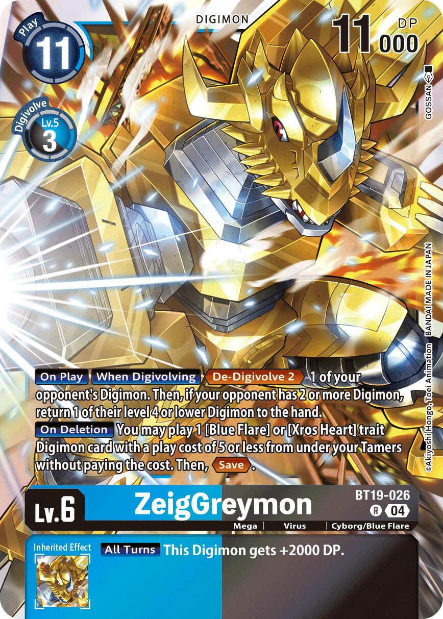 ZeigGreymon [BT19-026] [Release Special Booster Ver.2.5] | Game Grid - Logan
