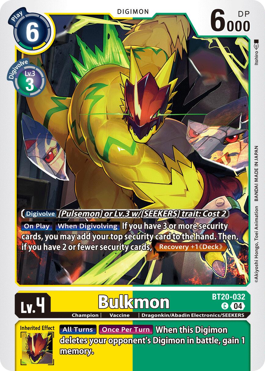 Bulkmon [BT20-032] [Release Special Booster Ver.2.5] | Game Grid - Logan