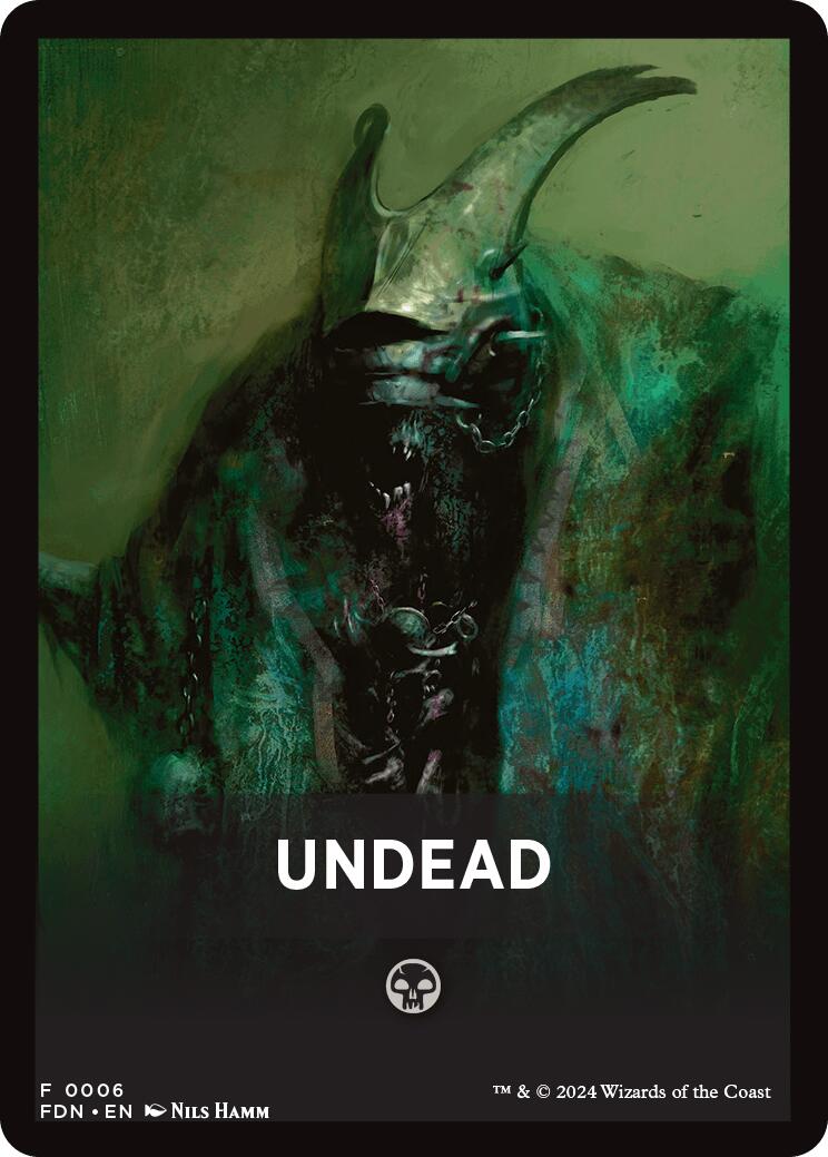 Undead Theme Card [Foundations Tokens] | Game Grid - Logan