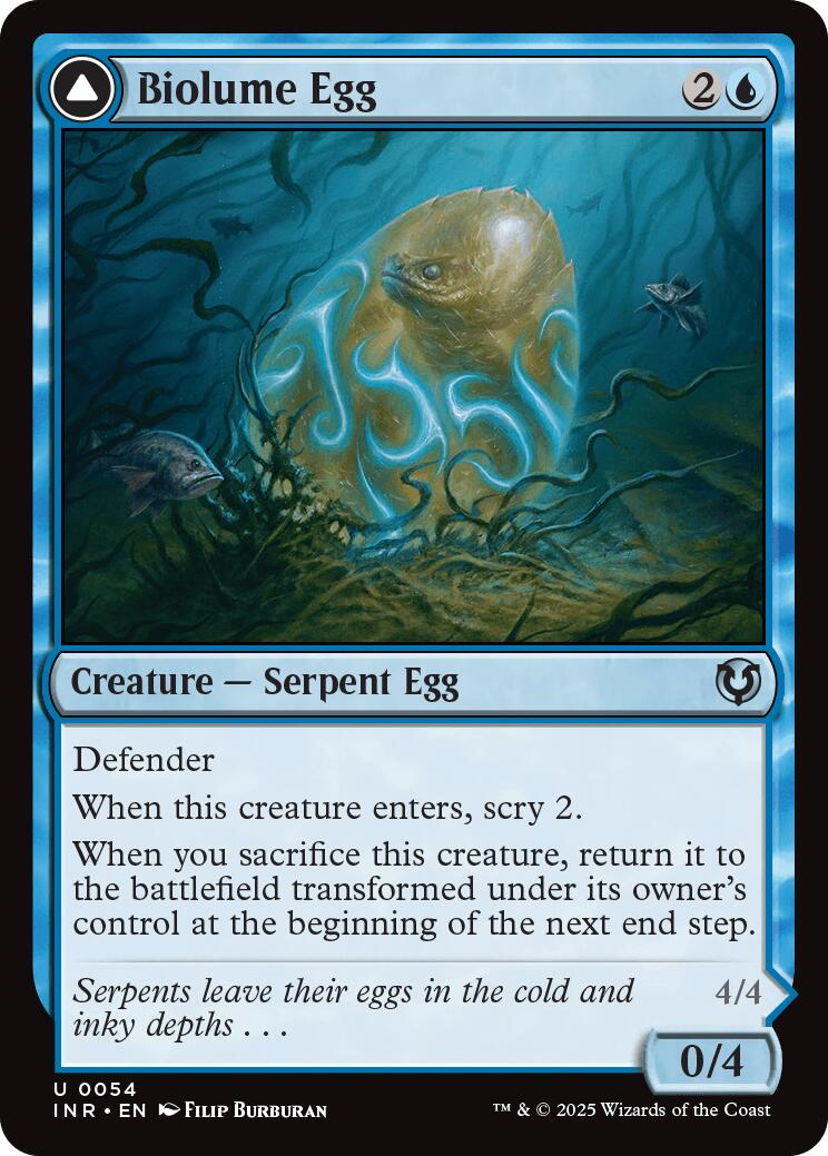 Biolume Egg // Biolume Serpent [Innistrad Remastered] | Game Grid - Logan