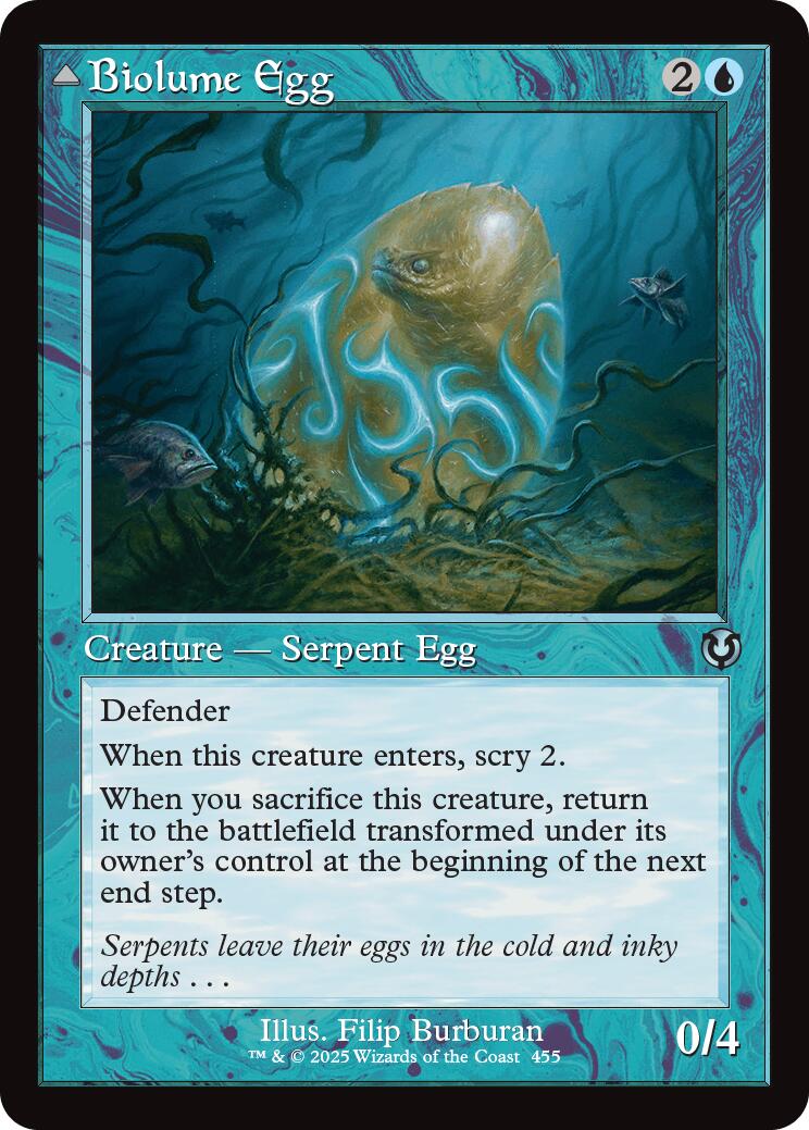 Biolume Egg // Biolume Serpent (Retro Frame) [Innistrad Remastered] | Game Grid - Logan