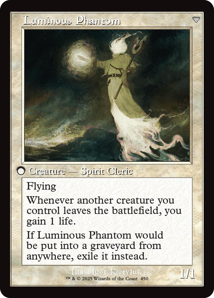 Lunarch Veteran // Luminous Phantom (Retro Frame) [Innistrad Remastered] | Game Grid - Logan