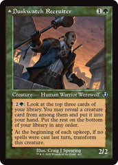 Duskwatch Recruiter // Krallenhorde Howler (Retro Frame) [Innistrad Remastered] | Game Grid - Logan