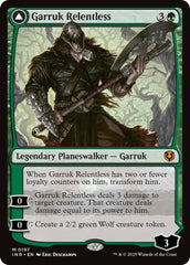 Garruk Relentless // Garruk, the Veil-Cursed [Innistrad Remastered] | Game Grid - Logan