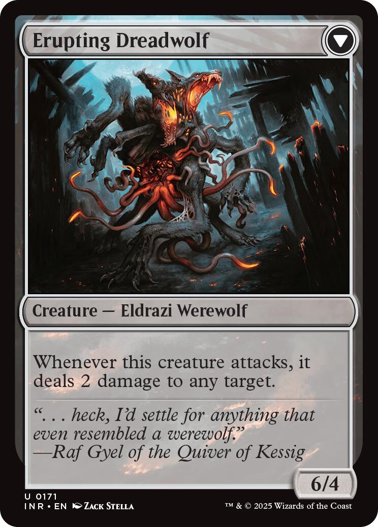 Smoldering Werewolf // Erupting Dreadwolf [Innistrad Remastered] | Game Grid - Logan