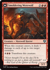 Smoldering Werewolf // Erupting Dreadwolf [Innistrad Remastered] | Game Grid - Logan