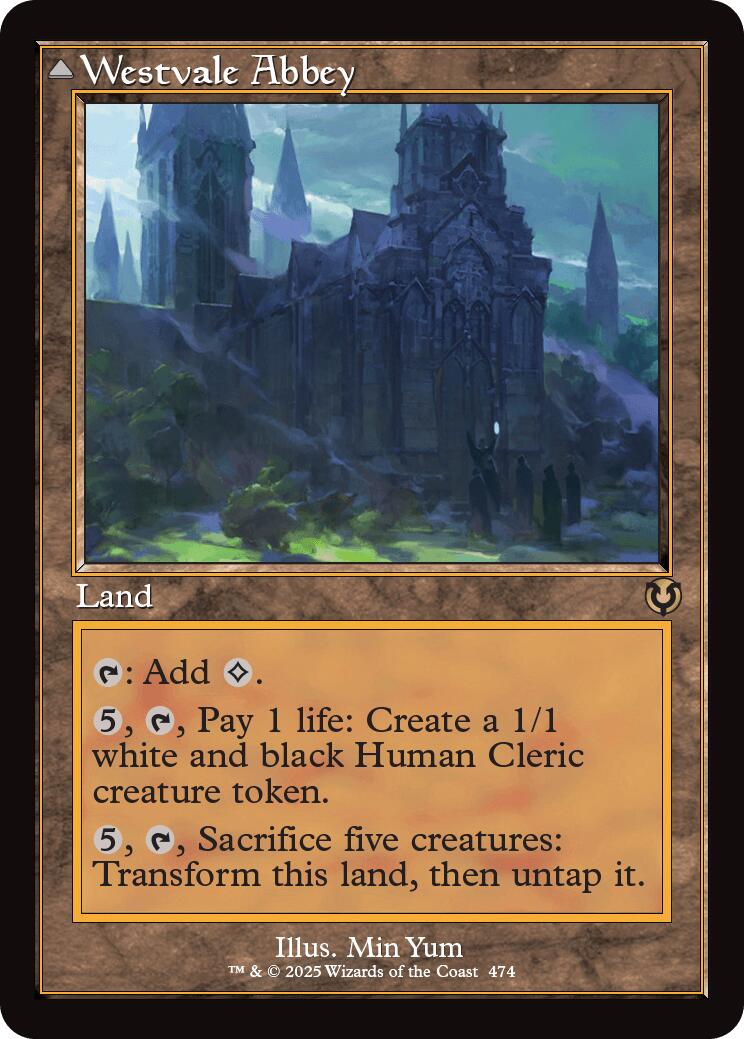 Westvale Abbey // Ormendahl, Profane Prince (Retro Frame) [Innistrad Remastered] | Game Grid - Logan