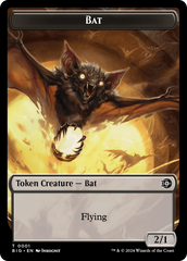 Treasure // Bat Double-Sided Token [Outlaws of Thunder Junction Tokens] | Game Grid - Logan