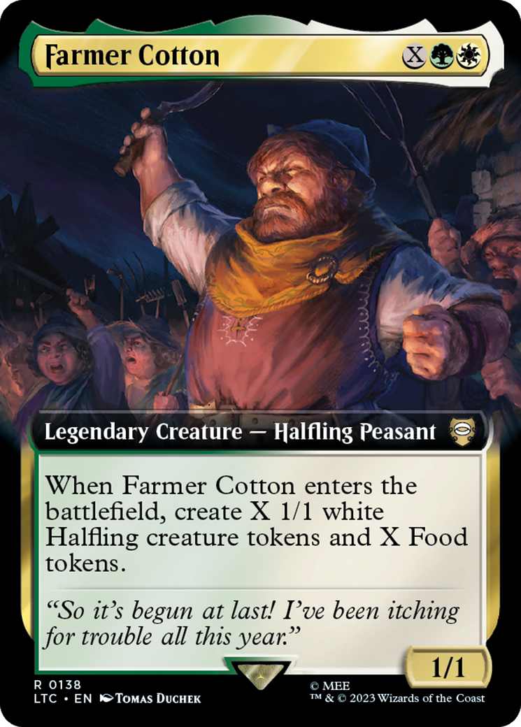 Farmer Cotton (Extended Art) [The Lord of the Rings: Tales of Middle-Earth Commander] | Game Grid - Logan