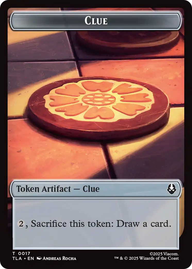 Monk // Clue (0017) Double-Sided Token [Avatar: The Last Airbender Tokens] | Game Grid - Logan