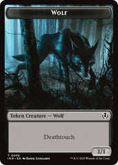 Wolf (0009) // Wolf (0018) Double-Sided Token [Innistrad Remastered Tokens] | Game Grid - Logan