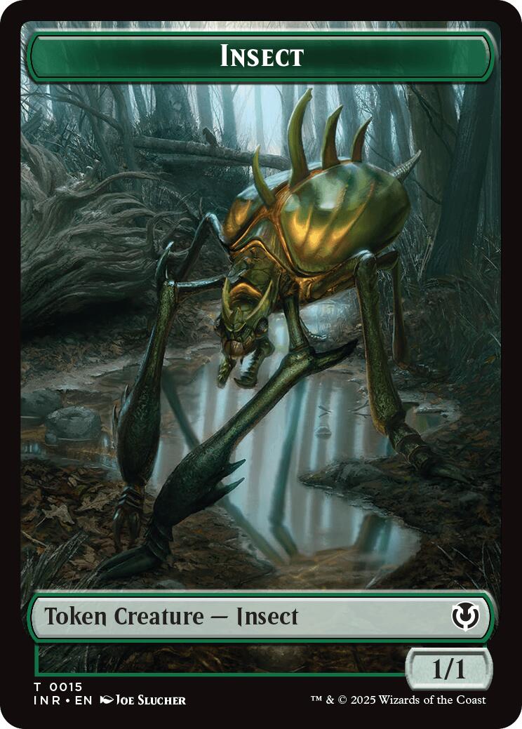 Insect // Spider Double-Sided Token [Innistrad Remastered Tokens] | Game Grid - Logan