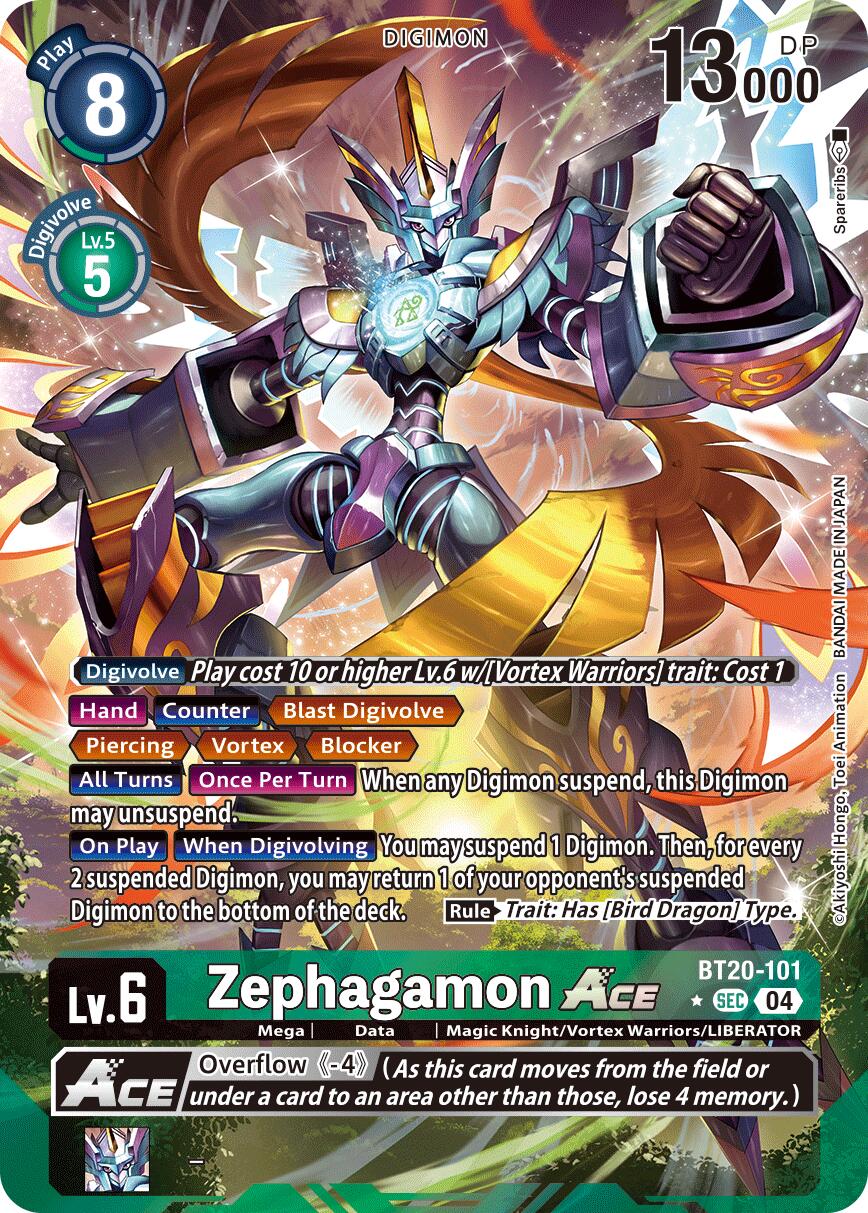 Zephagamon ACE [BT20-101] (Alternate Art) [Release Special Booster Ver.2.5] | Game Grid - Logan