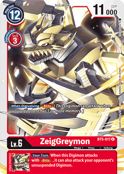 ZeigGreymon [BT5-017] [Battle of Omni] | Game Grid - Logan