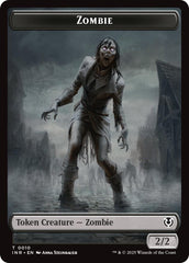 Zombie (0010) // Blood Double-Sided Token [Innistrad Remastered Tokens] | Game Grid - Logan