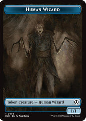 Human Wizard // Emblem - Jace, Unraveler of Secrets Double-Sided Token [Innistrad Remastered Tokens] | Game Grid - Logan