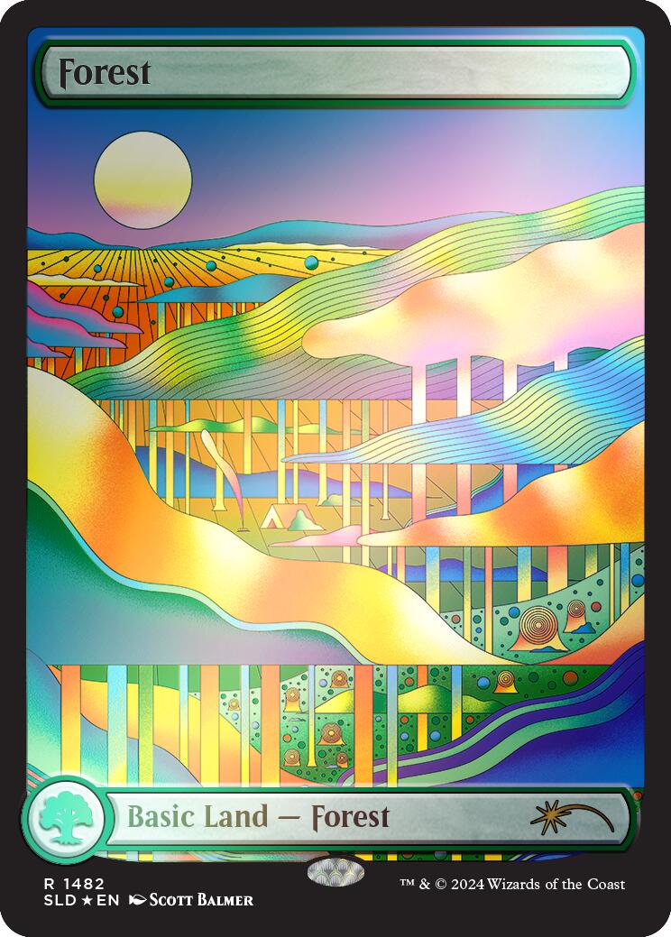 Forest (1482) (Rainbow Foil) [Secret Lair Drop Series] | Game Grid - Logan