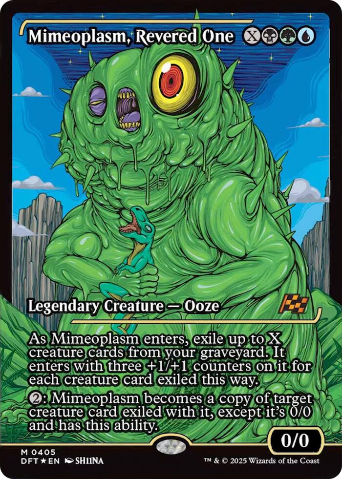 Mimeoplasm, Revered One (Showcase) (Japanese) [Aetherdrift] | Game Grid - Logan