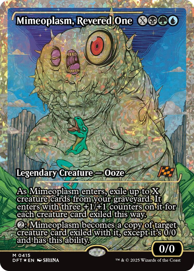 Mimeoplasm, Revered One (Showcase Fracture Foil) (Japanese) [Aetherdrift] | Game Grid - Logan