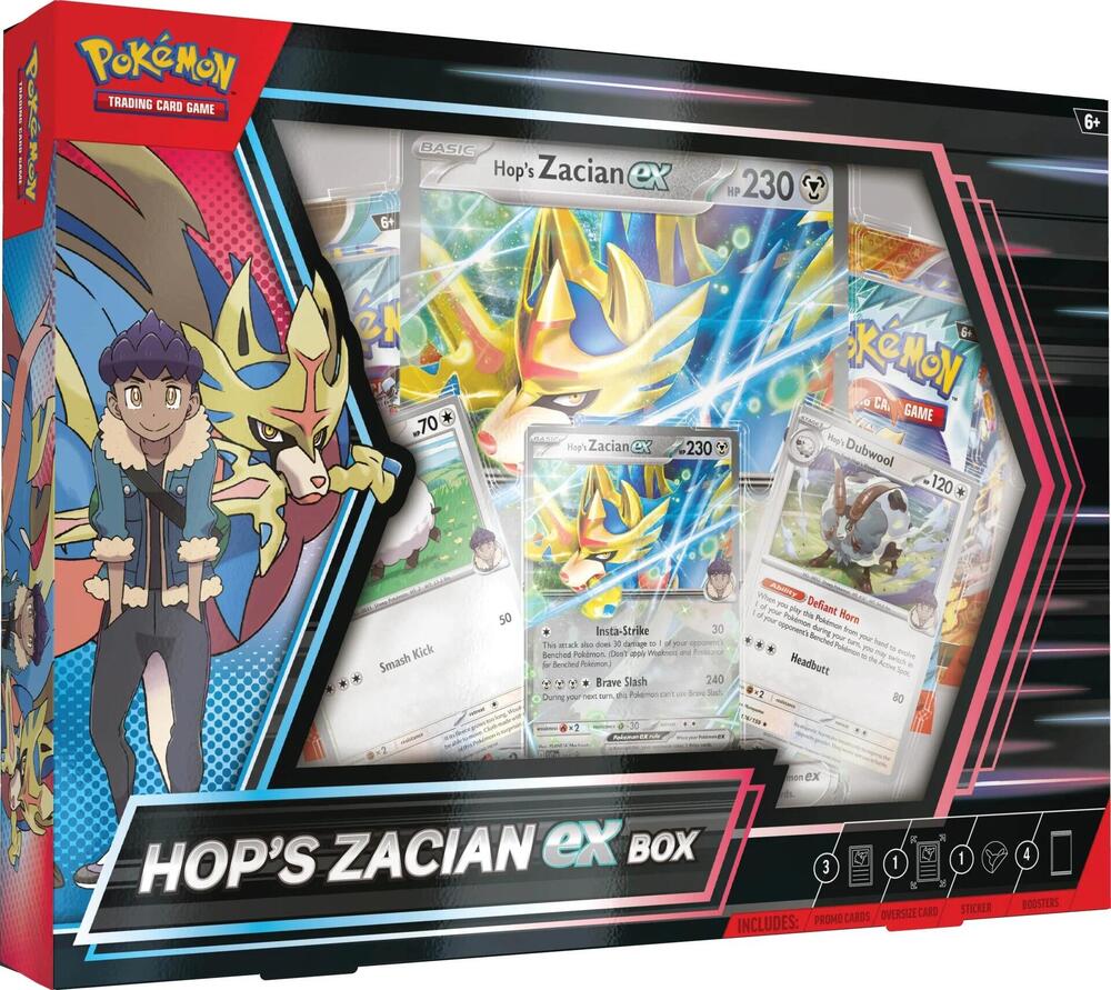 Hop's Zacian Ex Box | Game Grid - Logan