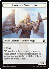 Angel of Sanctions // Zombie (0003) Double-Sided Token [Aetherdrift Tokens] | Game Grid - Logan