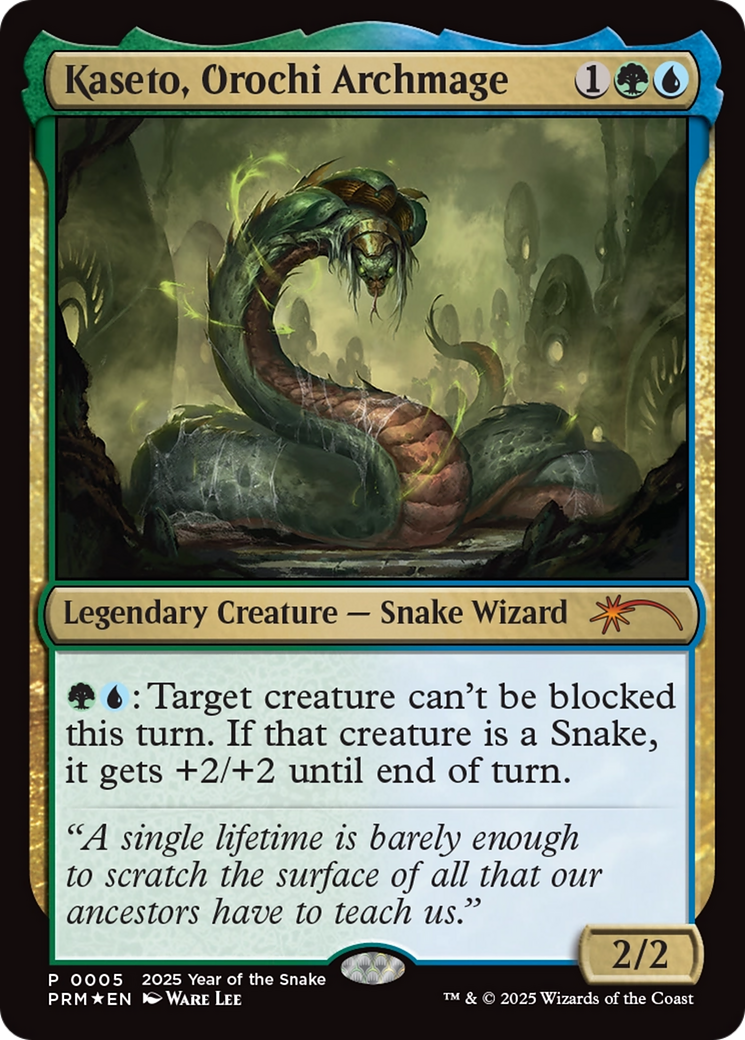 Kaseto, Orochi Archmage (Year of the Snake 2025) [Standard Showdown Promos] | Game Grid - Logan