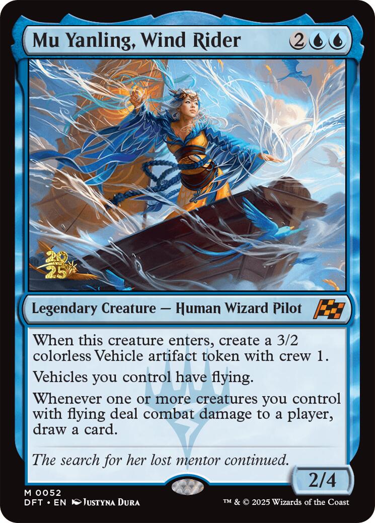 Mu Yanling, Wind Rider [Aetherdrift Prerelease Promos] | Game Grid - Logan